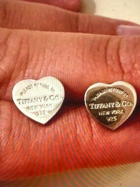 Tiffany & Co. Silver Heart Earrings